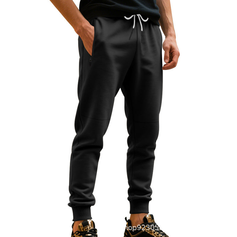 Pantalon de jogging de loisirs pour hommes avec taille élastique et matériau régulateur d'humidité Chic und Stil
