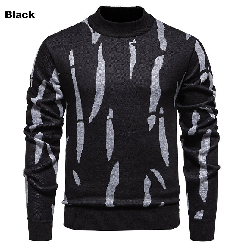 Pull mode pour hommes avec motif graphique Chic und Stil