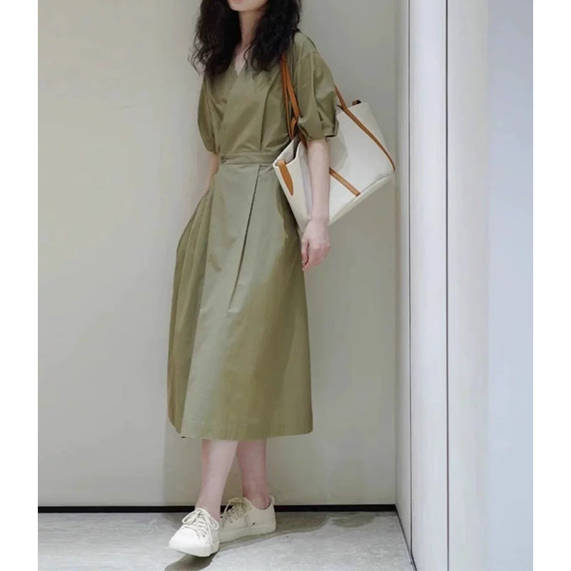 Robe portefeuille décontractée pour femme Chic und Stil