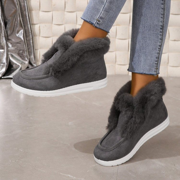Chaussures de loisirs pour femmes avec doublure en polaire, coupe confortable et semelle antidérapante Chic und Stil