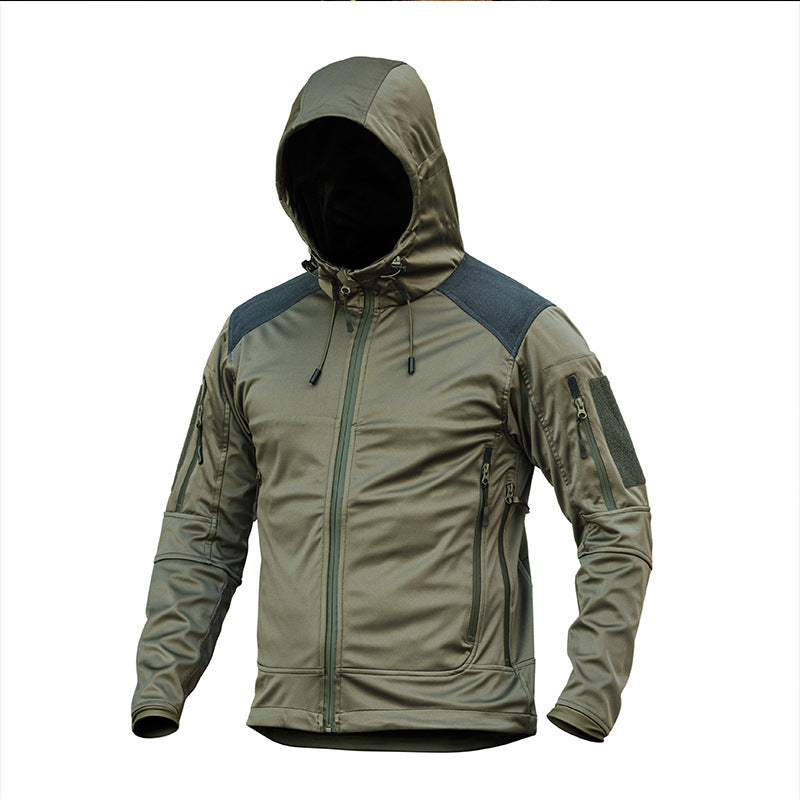 Functional outdoor jacket for men with insulated quilted structure Chic und Stil