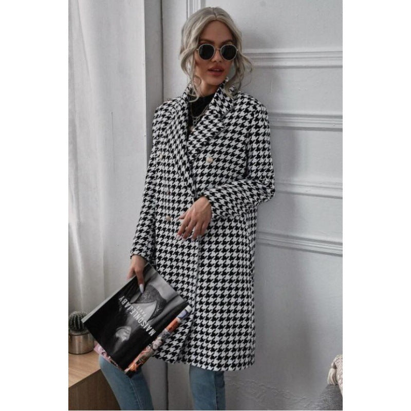 Blazer oversize pour femmes dans un design exclusif en pied-de-poule Chic und Stil