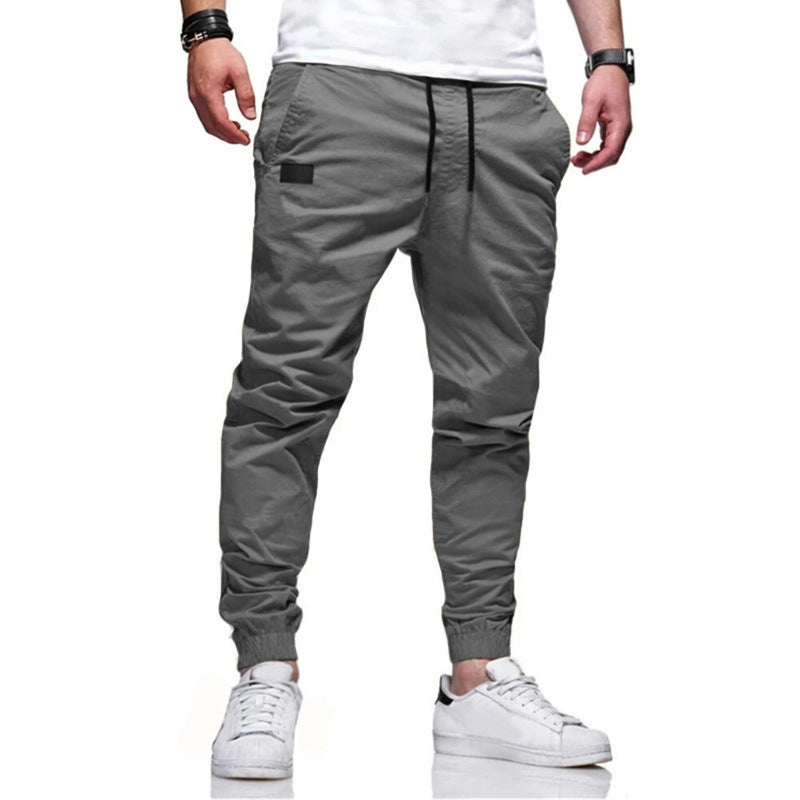 Pantalon cargo stylé pour hommes avec taille élastique et poches latérales pratiques Chic und Stil