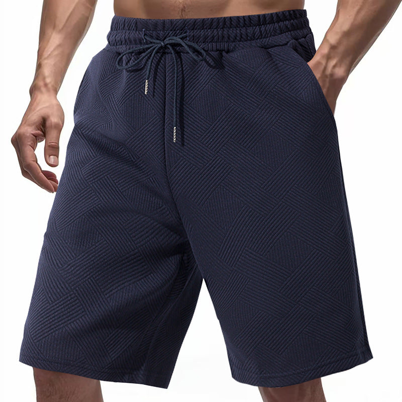 Shorts de plage décontractés pour hommes en matériau respirant avec taille élastique Chic und Stil