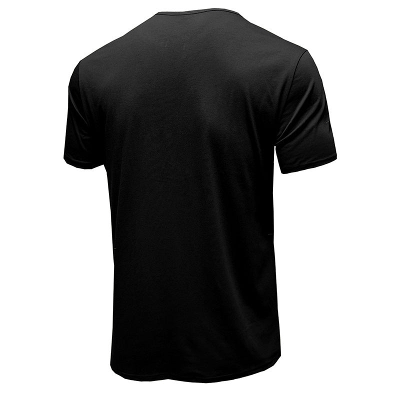 T-shirt Henley à manches courtes pour hommes Chic und Stil