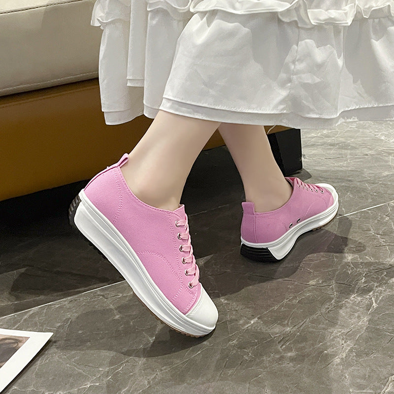 Dames Baskets Confortables avec Semelle en Caoutchouc Élégante Chic und Stil
