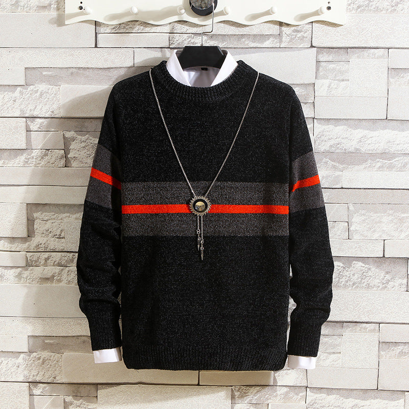 Pull homme à la mode avec design rayé et grand confort Chic und Stil
