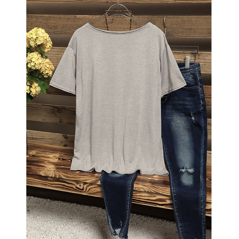 T-shirt graphique inspirant pour femmes Chic und Stil