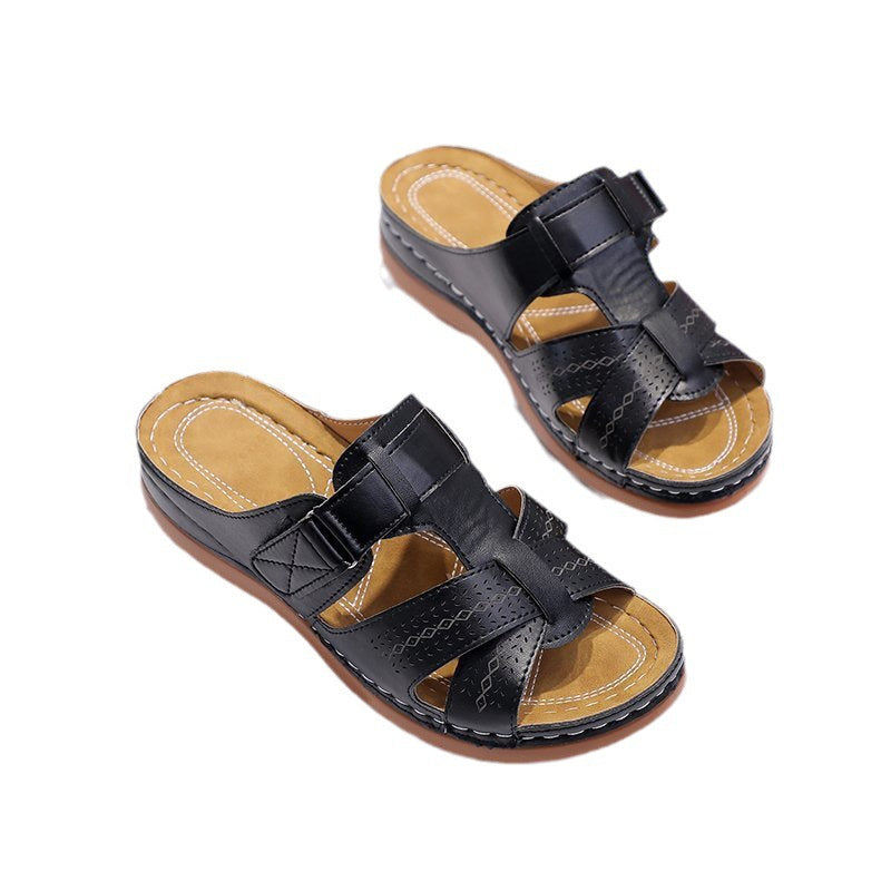 Sandales à brides pour femmes avec une structure de matériau supérieur respirant et une semelle confortable Chic und Stil