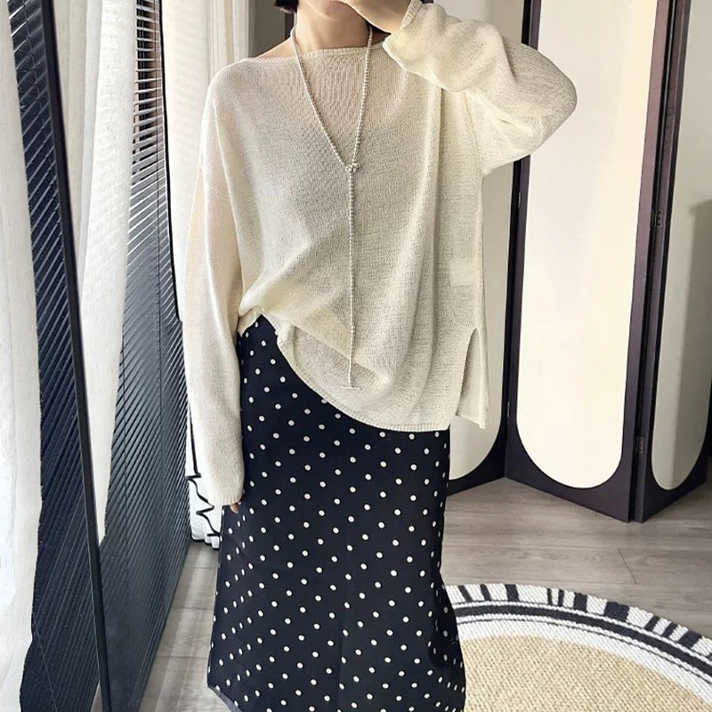 Pull en tricot décontracté pour femme Chic und Stil