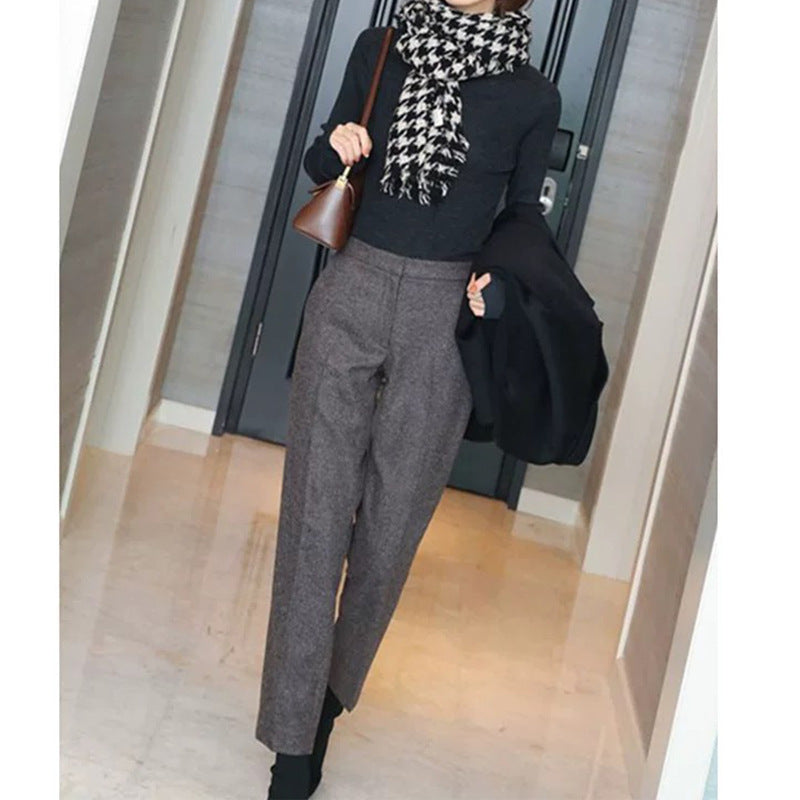 Pantalons taille haute ajustés pour femmes Chic und Stil 1750847044