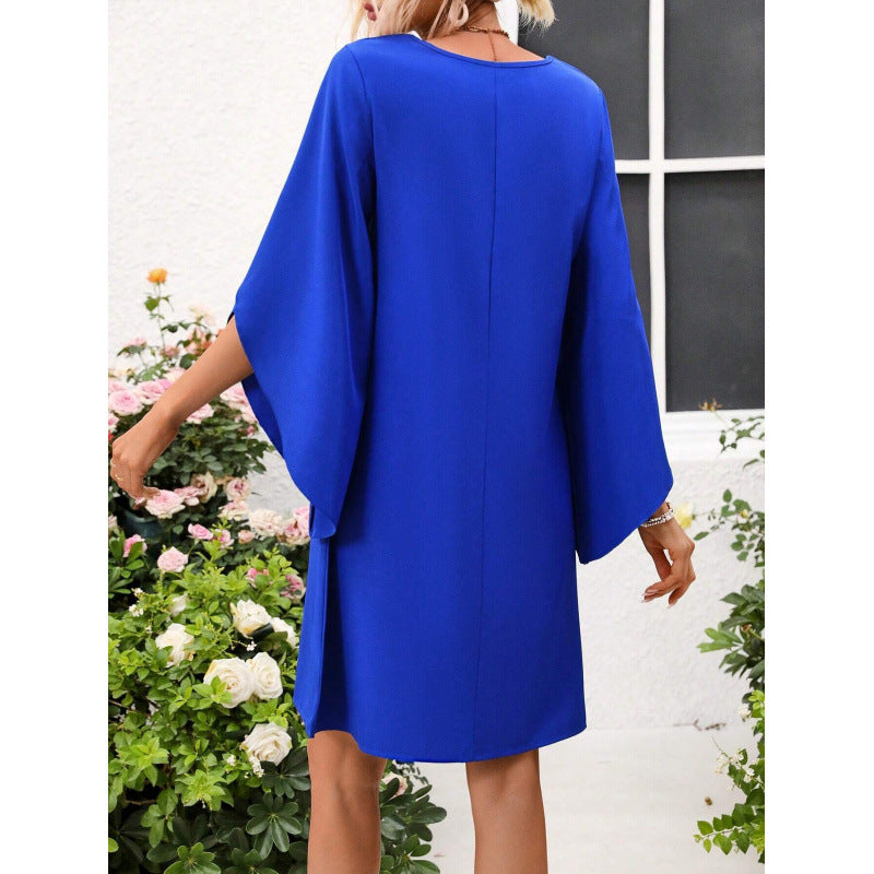 Robe cape femme avec des manches élégantes Chic und Stil