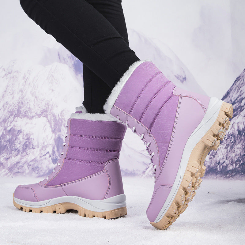 Bottes d'hiver pour dames avec doublure isolée et semelle profilée antidérapante Chic und Stil