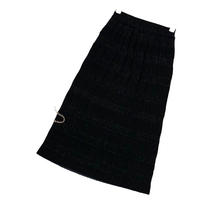 Jupe maxi texturée Chic und Stil pour femmes