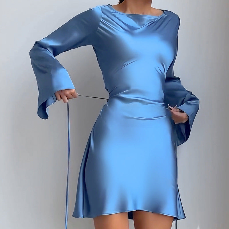 Robe mini enveloppante élégante pour femmes Chic und Stil
