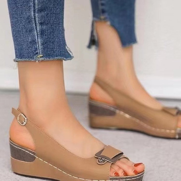 Sandales à talons compensés pour femmes Chic und Stil
