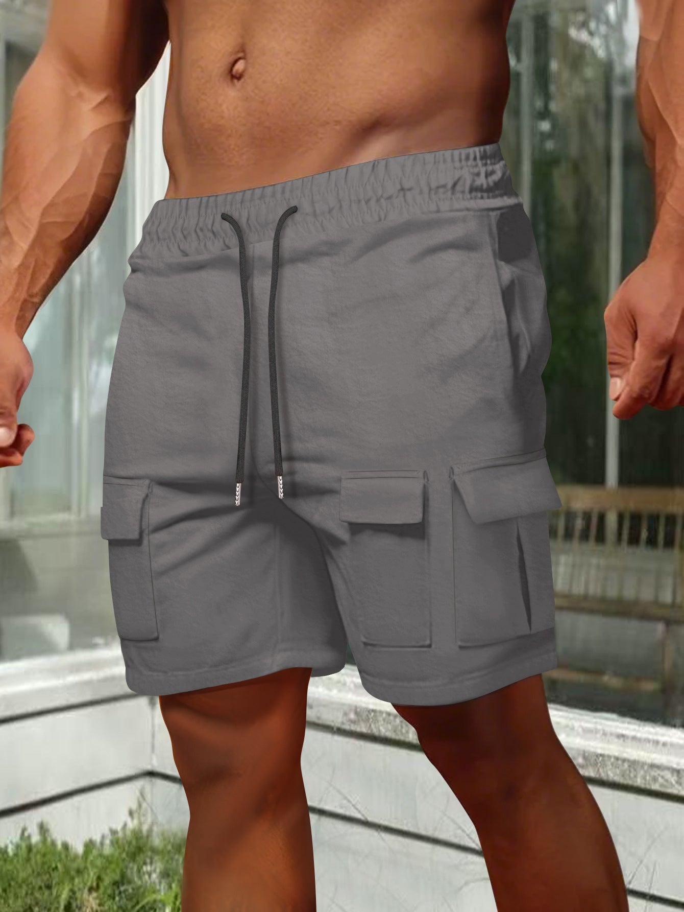 Shorts Actifs Style Cargo pour Hommes Chic und Stil