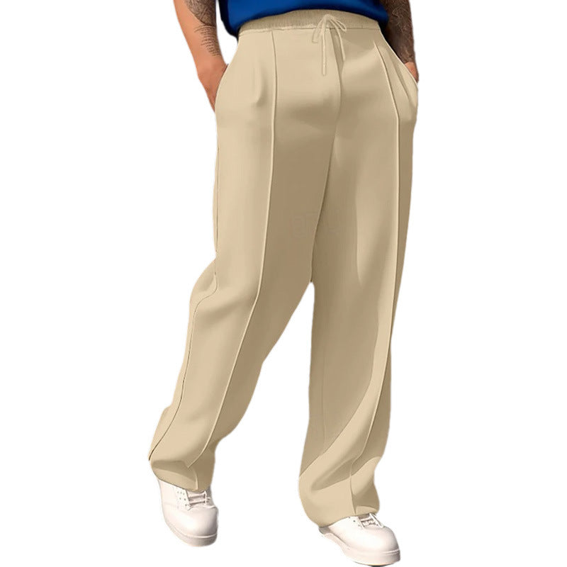 Breathable leisure pants for men with elastic waistband and side pockets Chic and Style