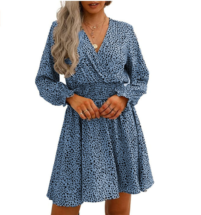 Robe élégante pour femmes avec un élastique ajusté et des manches longues Chic und Stil