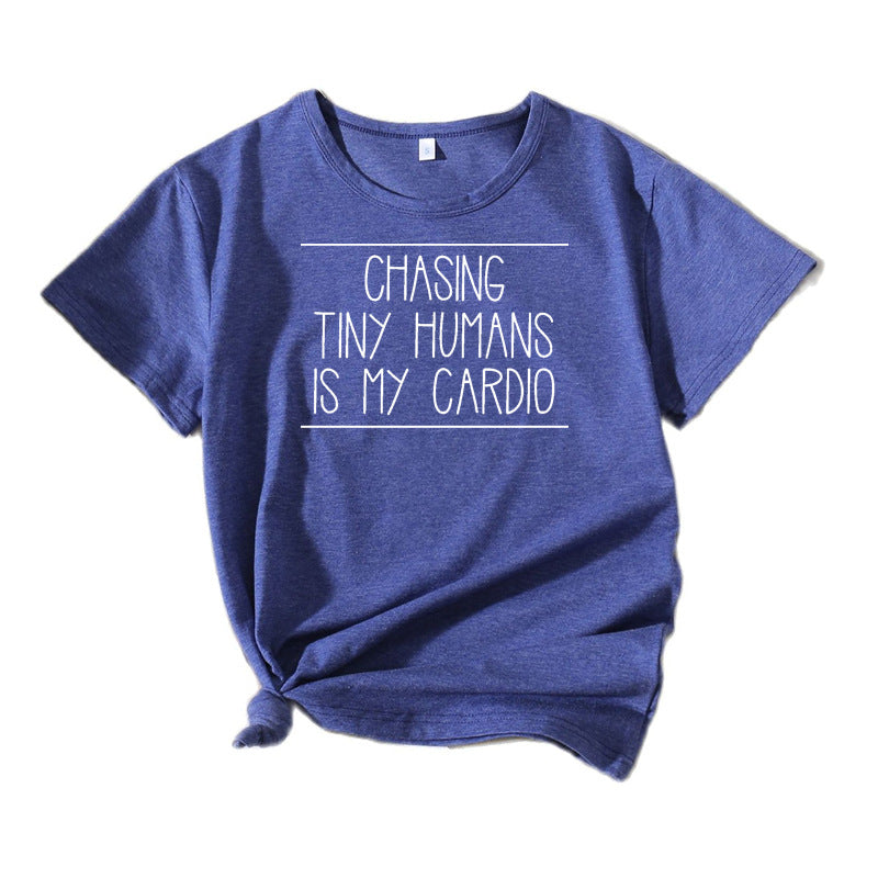 T-shirt de citation sur la parentalité décontracté pour femmes Chic und Stil