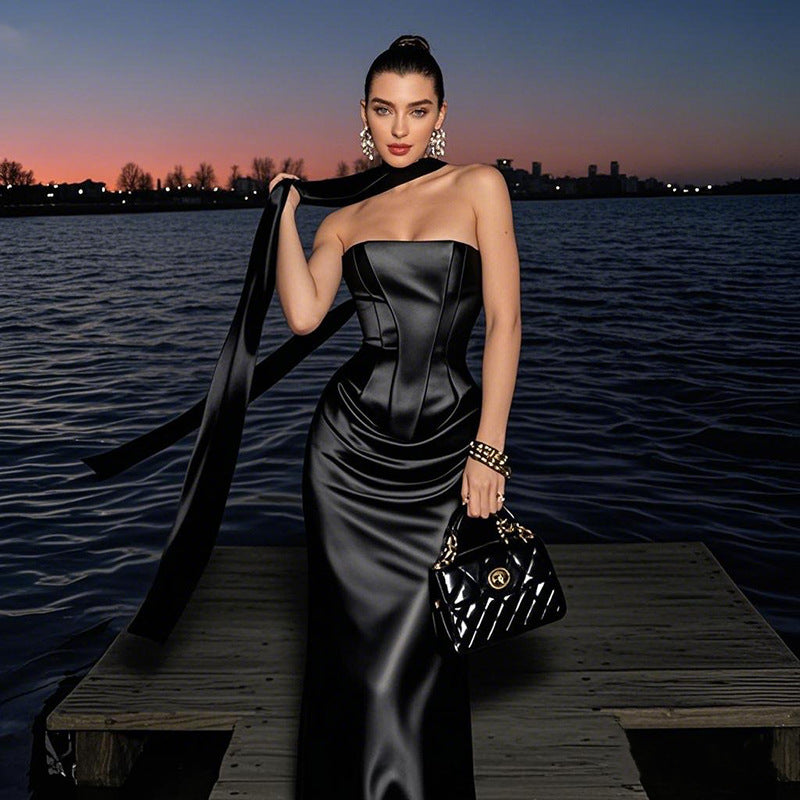Robe de soirée élégante pour dames inspirée du corset Chic und Stil