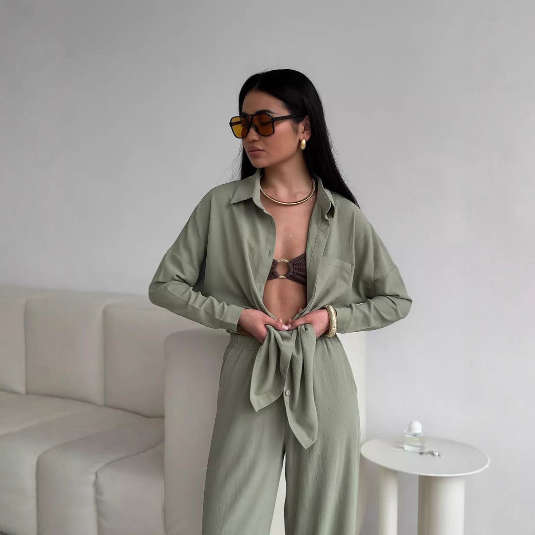 Chemise décontractée pour femmes avec fermeture à boutons sur toute la longueur et poche poitrine Chic und Stil