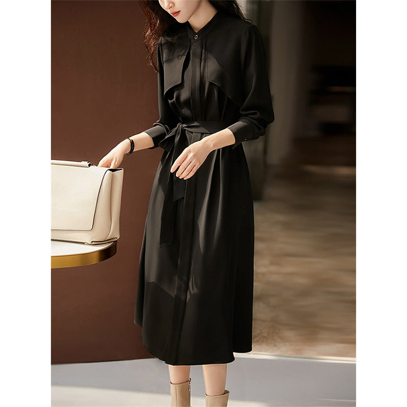 Robe midi pour femmes avec cape détachable Chic und Stil