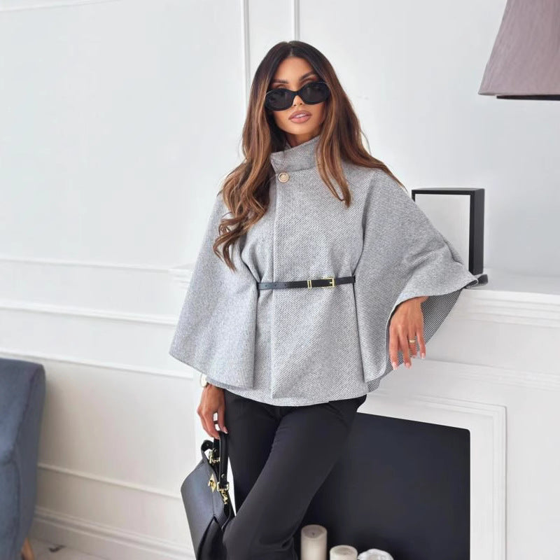 Blouse élégante pour femmes avec design plissé et ceinture cintrée Chic und Stil