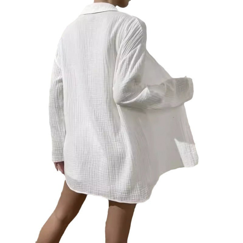 Ensemble haut à manches courtes et shorts léger pour dames Chic und Stil