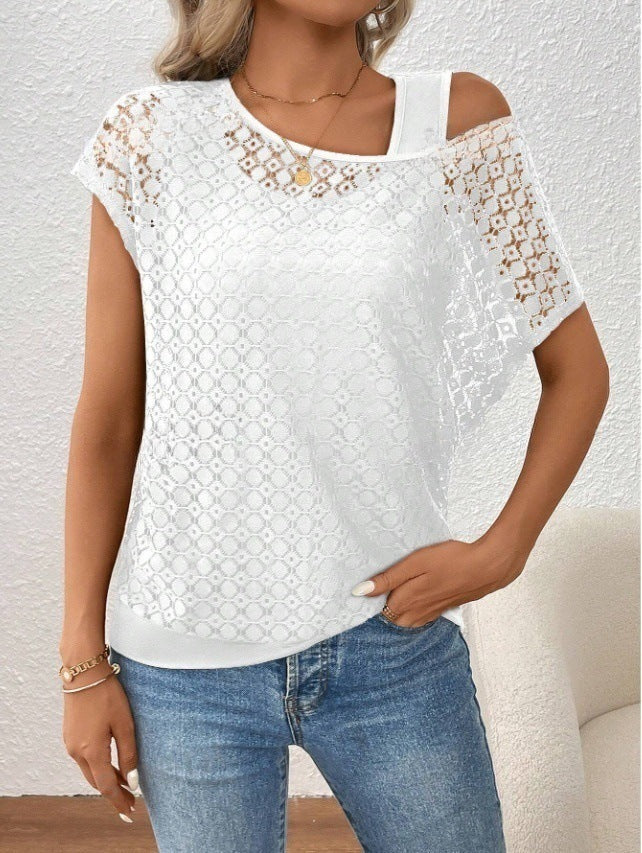 Chemisier femme avec des appliques florales Chic und Stil