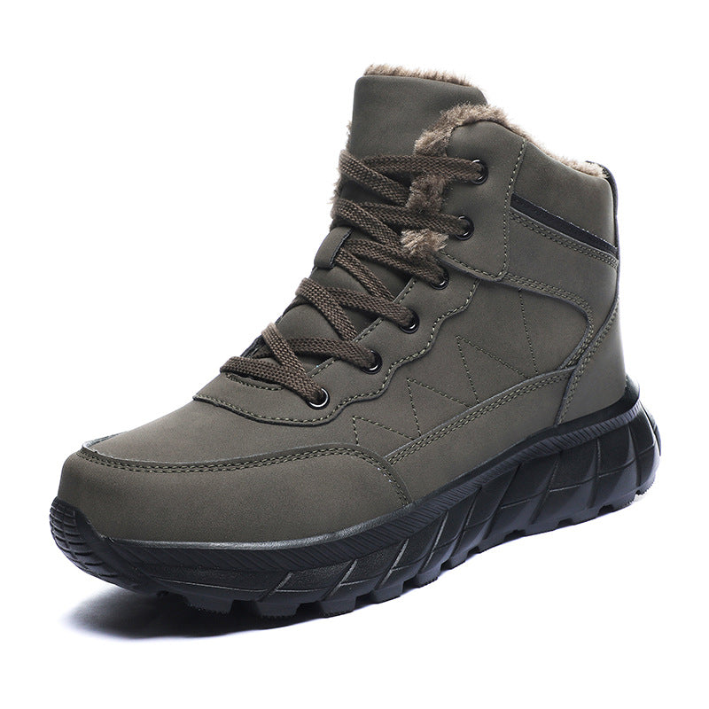 Bottes d'hiver hautes pour femmes avec doublure douillette et semelle accrocheuse Chic und Stil