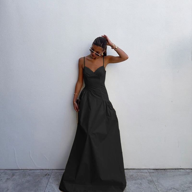 Robe maxi élégante en A pour femmes Chic und Stil