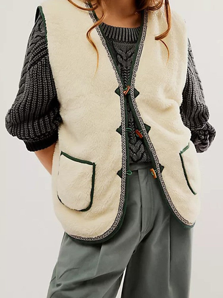Dame gilet avec capuche et design matelassé Chic und Stil