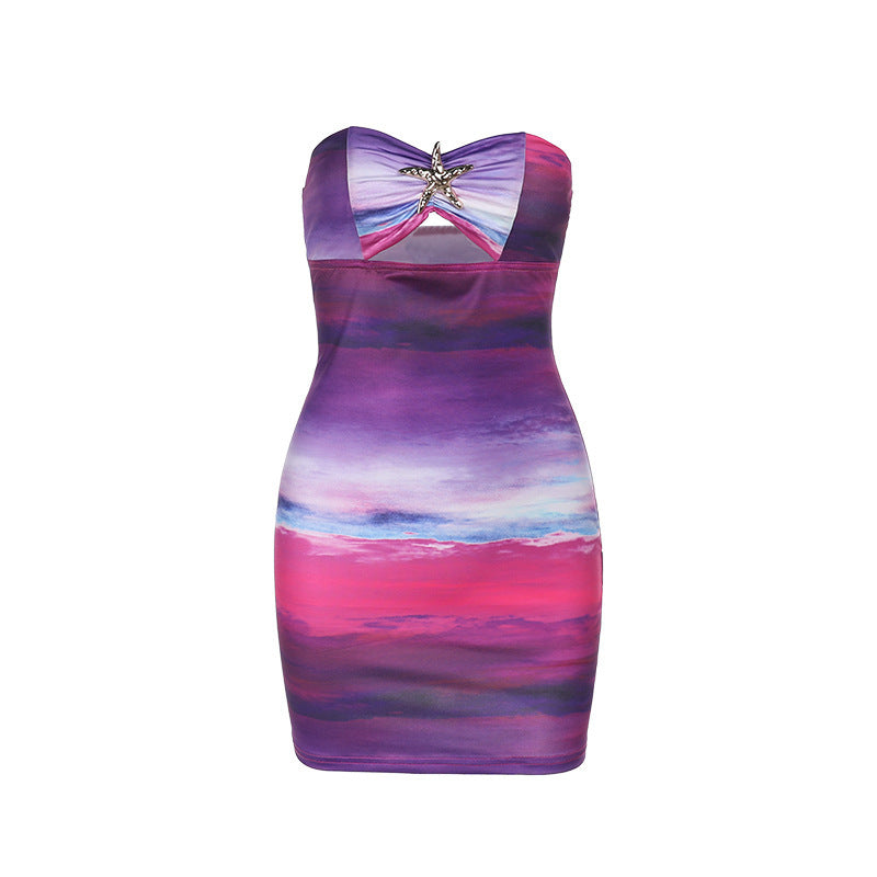 Robe mini bodycon sans bretelles pour femmes avec détail de bustier Chic und Stil