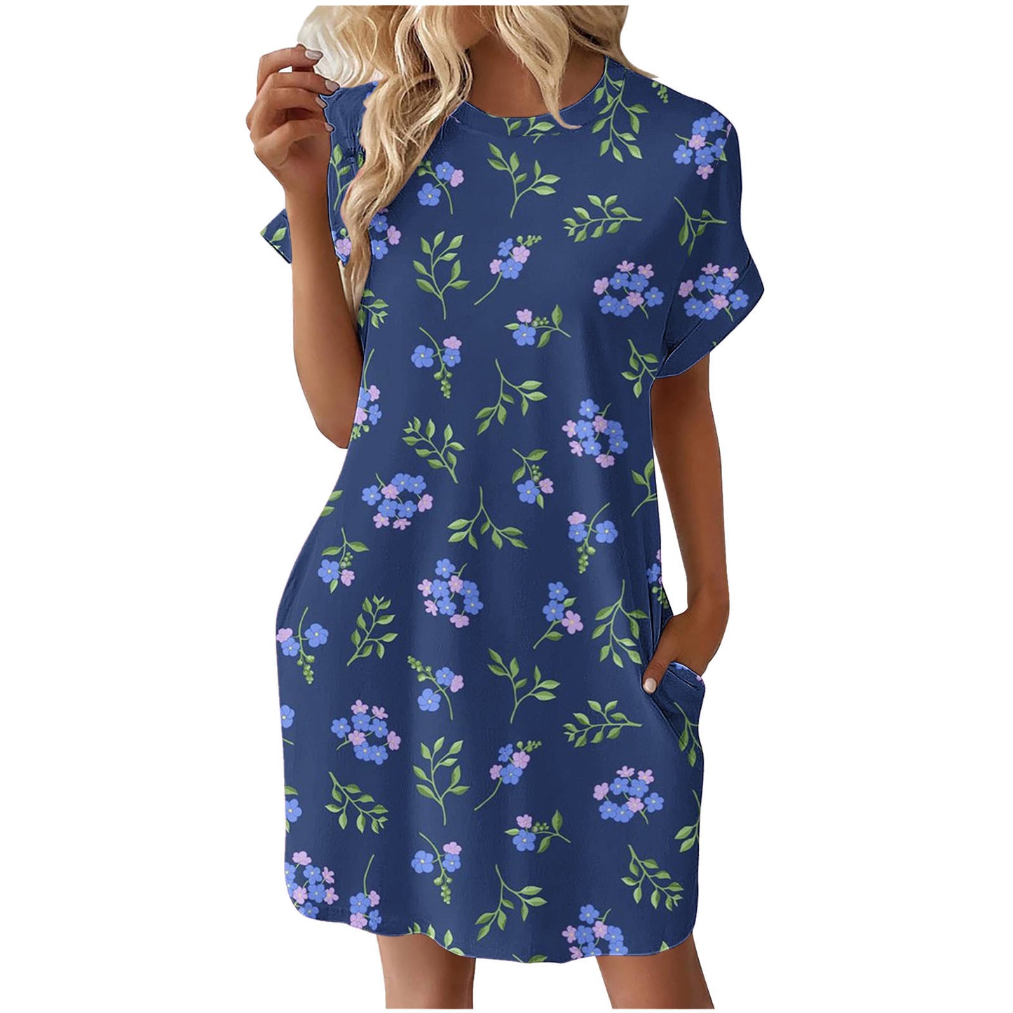 Robe Shift à Imprimé Floral pour Femmes Chic und Stil