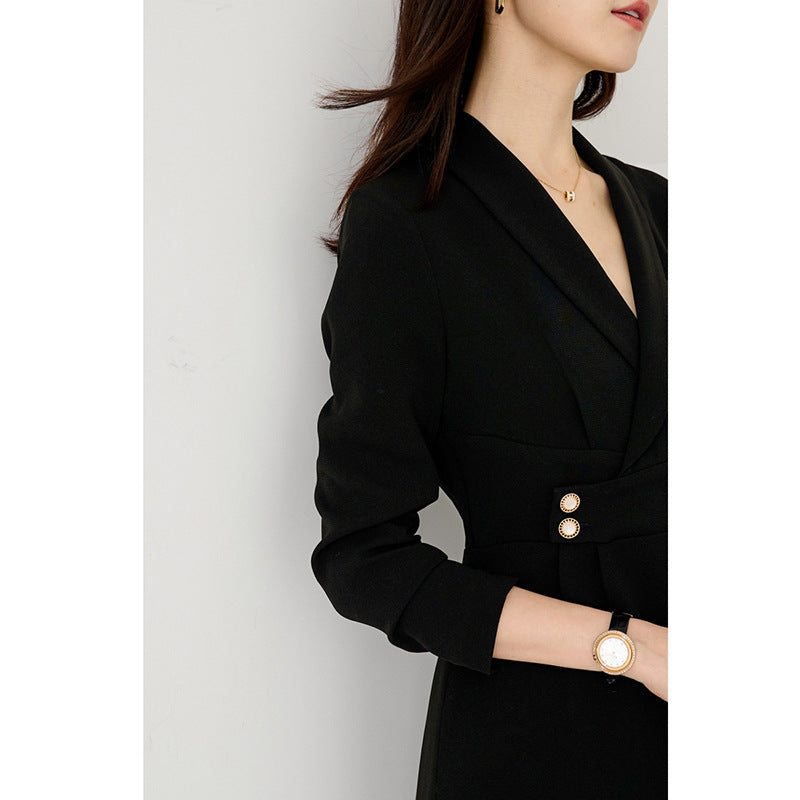 Robe de bureau midi sur mesure pour femmes Chic und Stil
