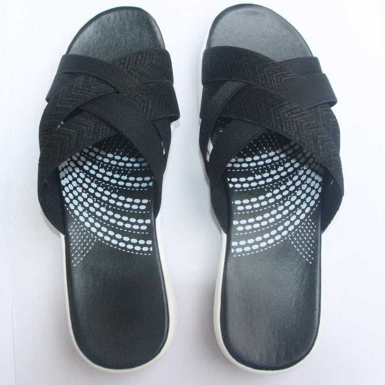 Sandales pour dames confortables avec semelle ergonomique et sangles réglables Chic und Stil