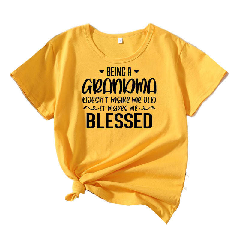 T-shirt graphique décontracté pour femmes Chic und Stil 1751262433