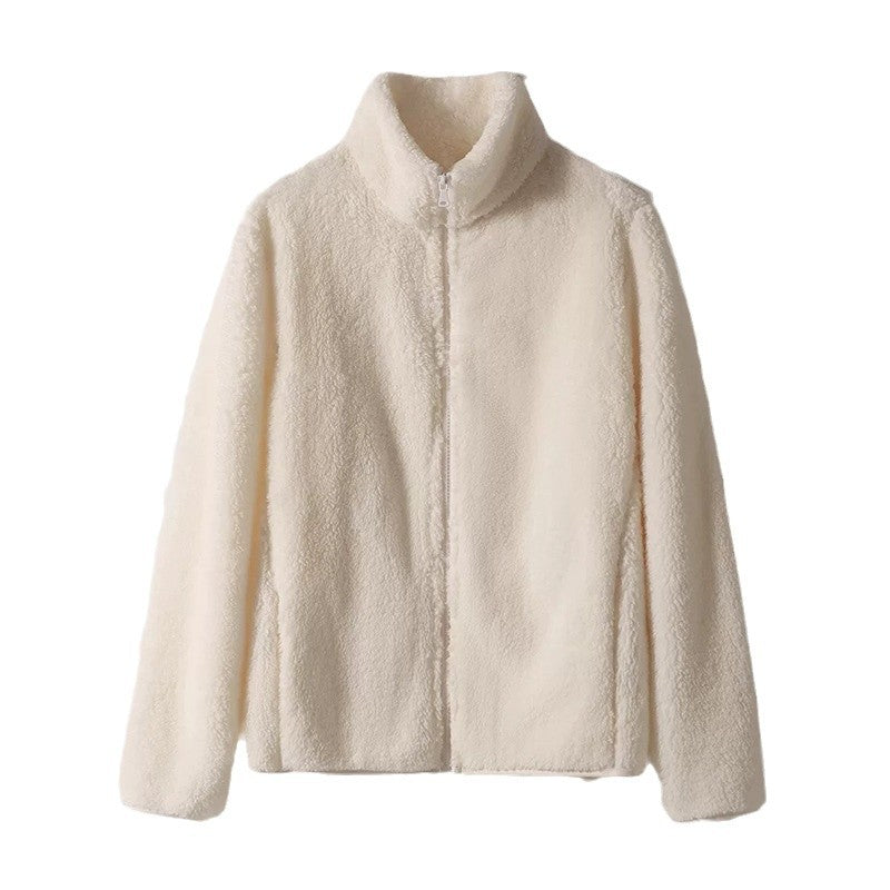 Veste à fermeture éclair en polaire pour femmes Chic und Stil
