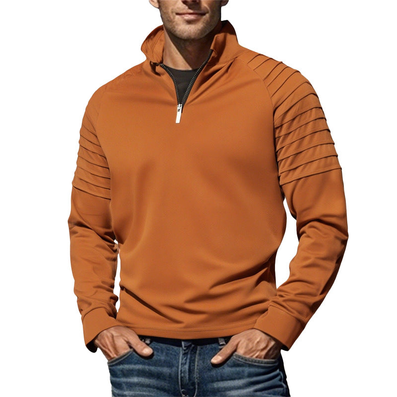 Pull fonctionnel pour hommes avec demi-zip et design moderne Chic und Stil