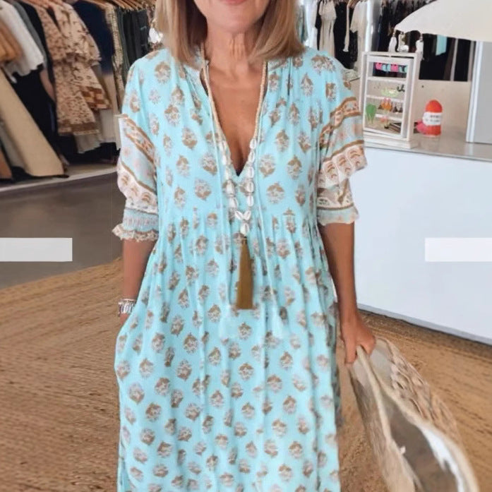 Robes maxi légères pour femmes Chic und Stil