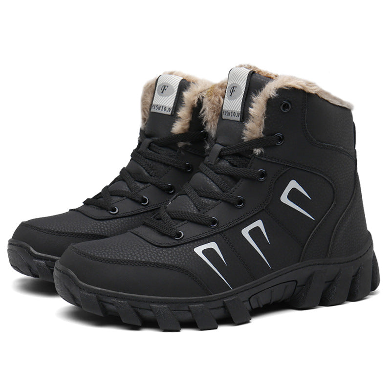 Bottes d'hiver pour femmes avec col en fausse fourrure et semelle antidérapante Chic und Stil