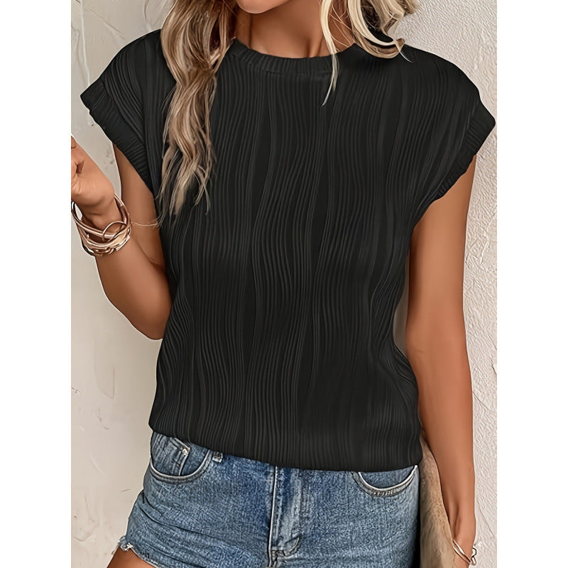 Blouse plissée structurée pour femmes Chic und Stil