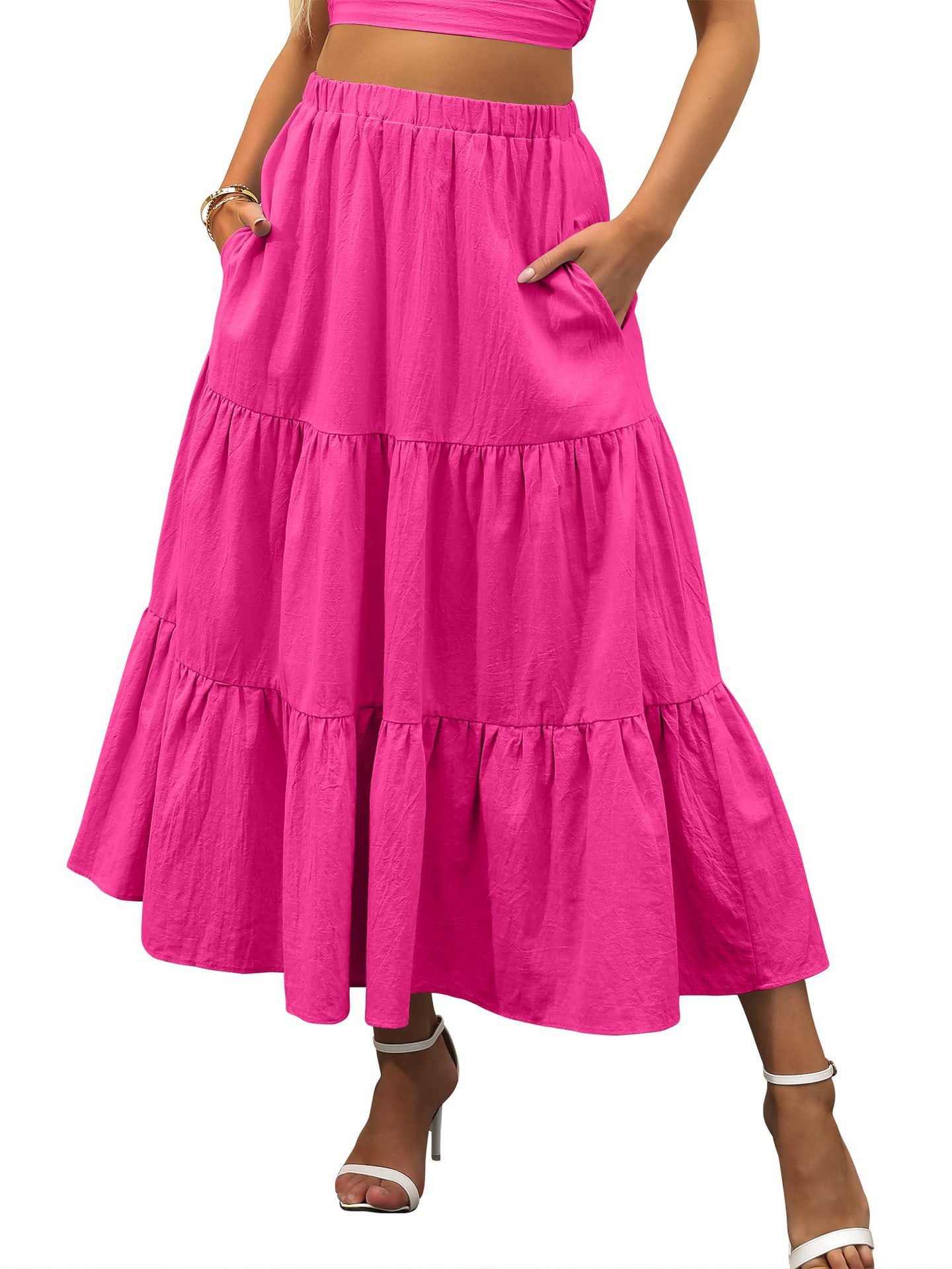 Jupe maxi à couches pour femmes Chic und Stil