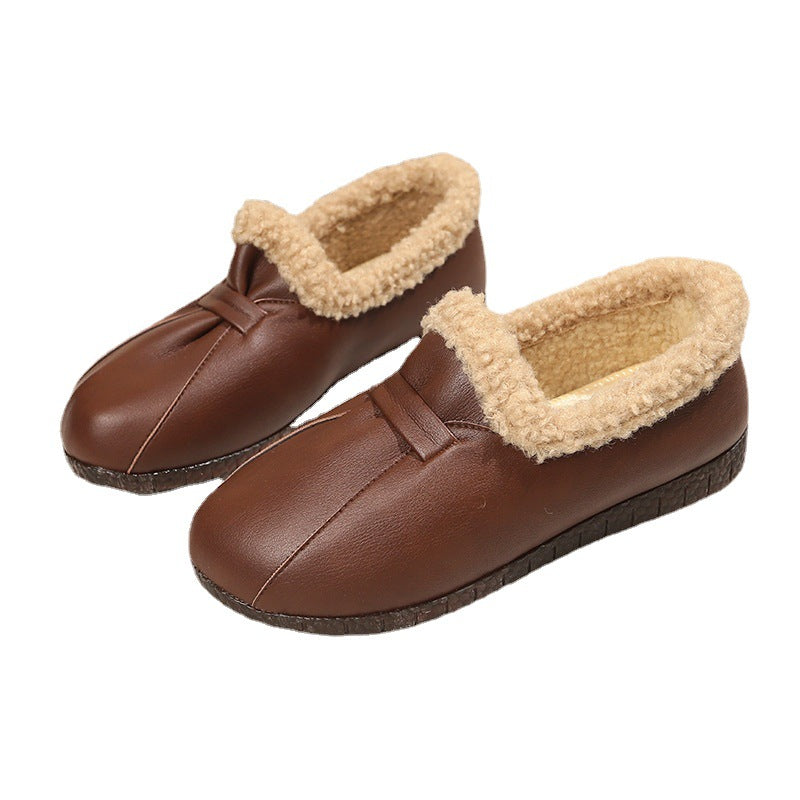 Chaussons pour femmes avec col rembourré et semelle antidérapante Chic und Stil