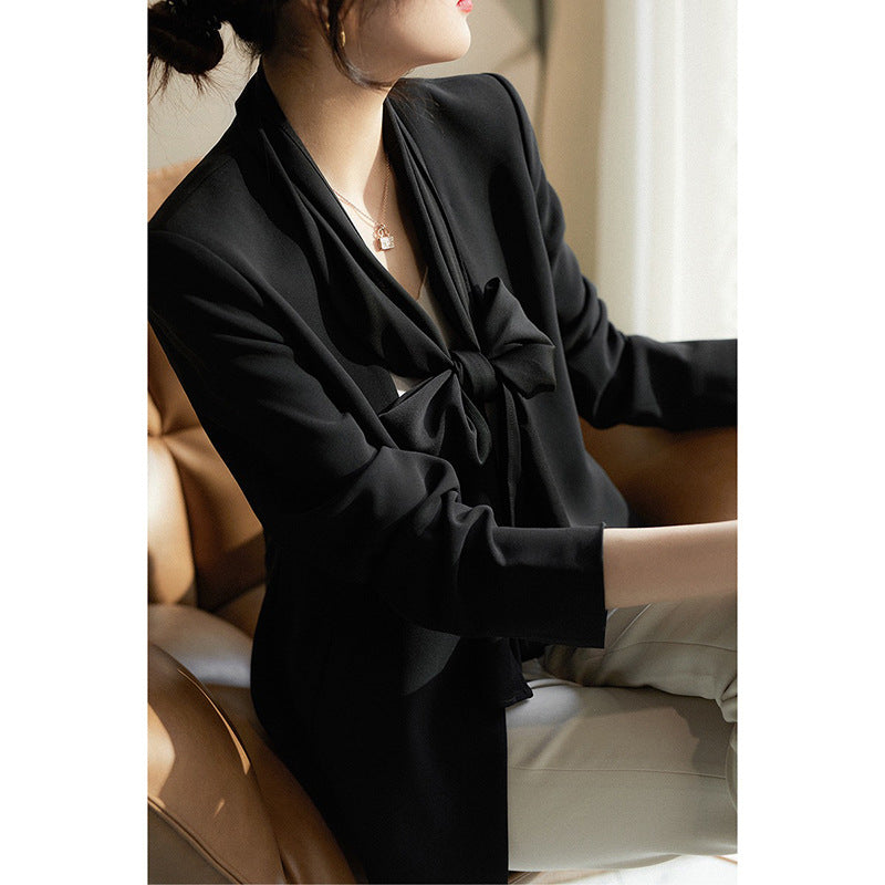 Veste blazer à col en écharpe pour femmes Chic und Stil