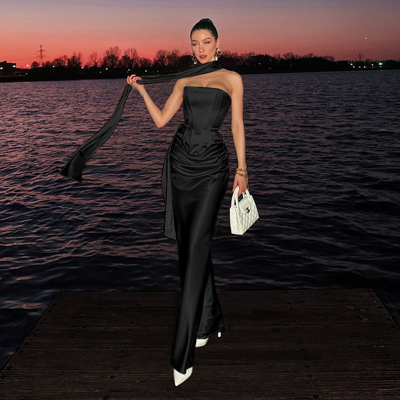 Robe de soirée élégante pour dames inspirée du corset Chic und Stil