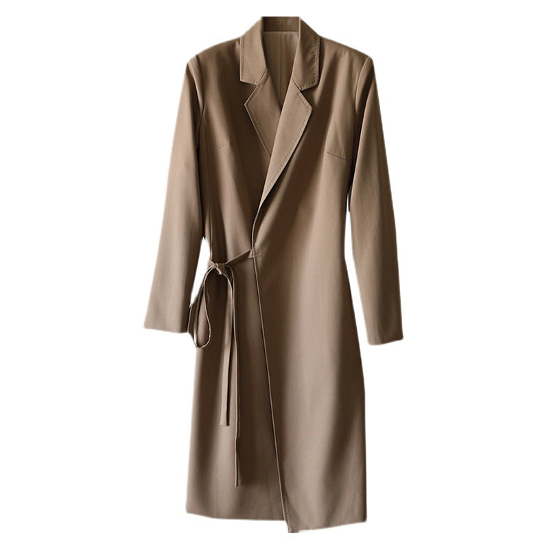Robe midi élégante enveloppante pour femmes Chic und Stil