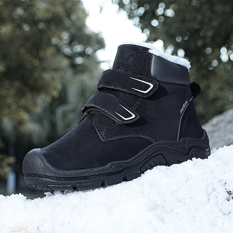 Bottes d'hiver isolées pour femmes avec fermeture Velcro pratique Chic und Stil