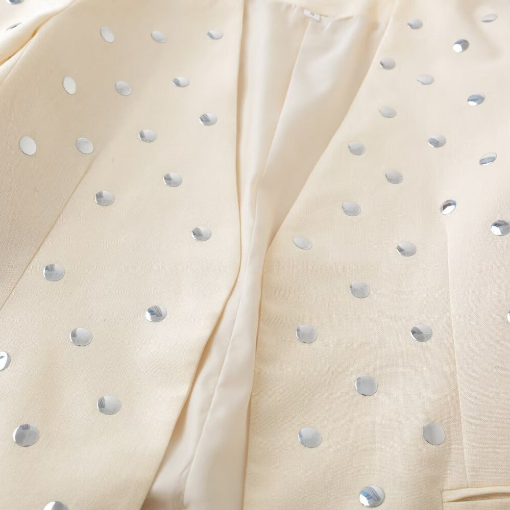 Women's elegant blazer with sparkling sequins and a modern fit Chic und Stil